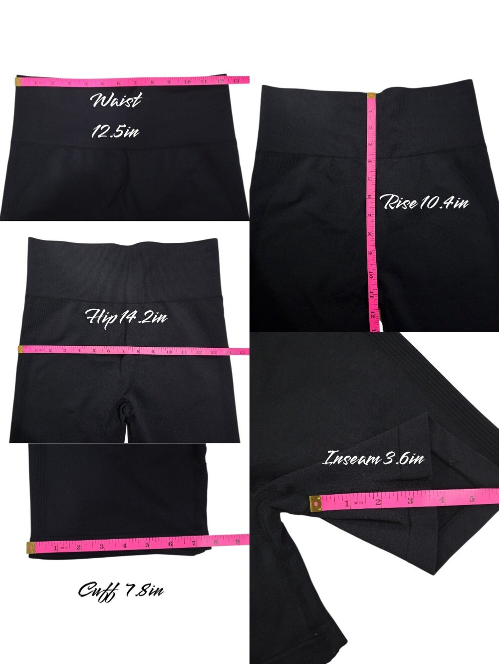 Seamless Sculpt High Waisted Biker Shorts Size M (E148) - Picture 6 of 7